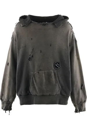 SAINT MXXXXXX Distressed hoodie