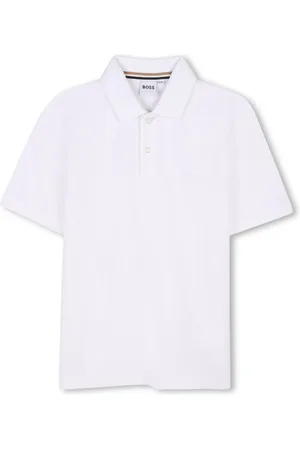 HUGO BOSS Logo-print short-sleeve polo shirt
