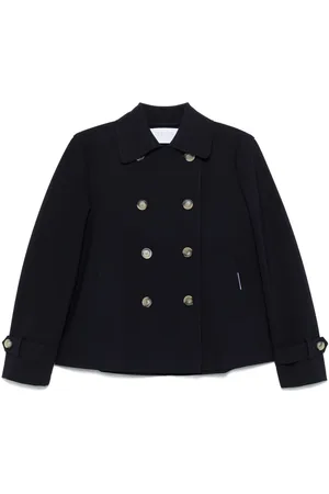 Harris Wharf London Spread-collar jacket