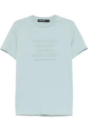 Karl Lagerfeld Slogan-embossed T-shirt