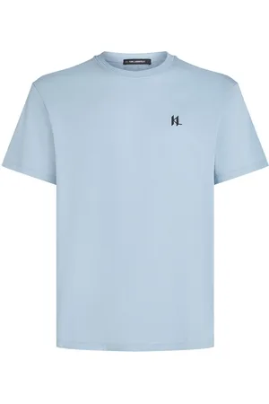 Karl Lagerfeld Logo-embroidered T-shirt