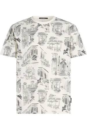 Karl Lagerfeld X Jorge Parra all-over print t-shirt