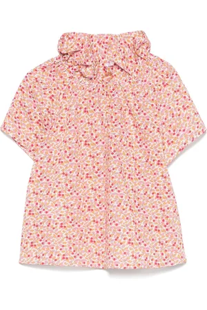 Il gufo Cherry-print blouse