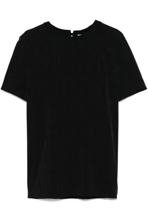 Agnona Motif-jacquard T-shirt