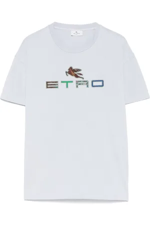 Etro Logo-embroidered T-shirt