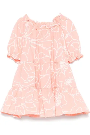 Il gufo Floral-print dress