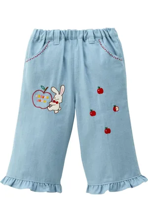 Miki House Embroidered trousers