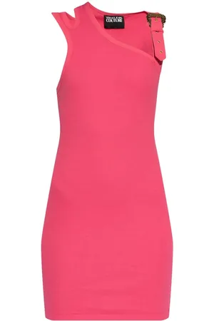 VERSACE Ribbed mini dress