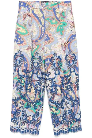 Etro Floral-print trousers