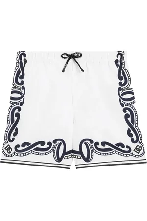 Dolce & Gabbana Bandana-print swim shorts