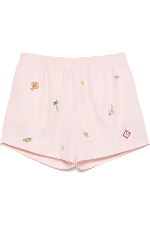 Casablanca Motif-embroidered swim shorts