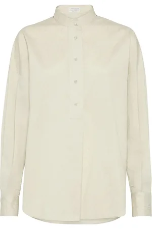 Brunello Cucinelli Monili-embellished jacquarded shirt