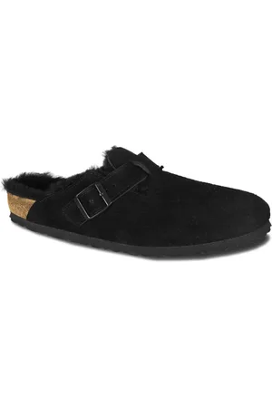 Birkenstock Boston suede slippers