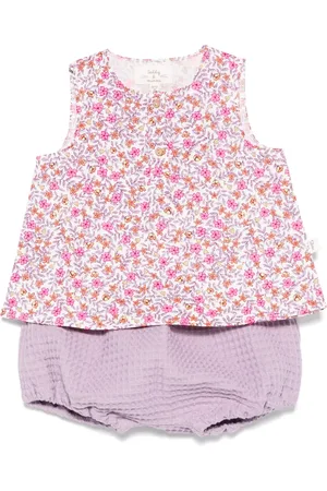 TEDDY & MINOU Floral-print tank and shorts set