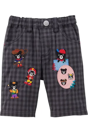 Miki House Patch-detail trousers