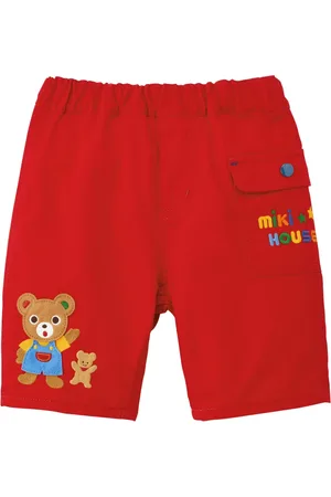 Miki House Patch-detail trousers