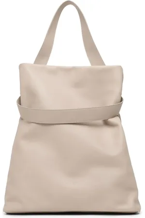 MARSÈLL Logo-debossed leather tote bag
