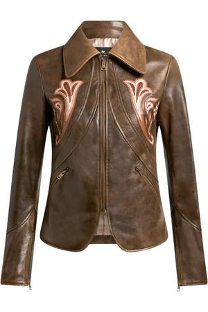 Etro Leather blazer
