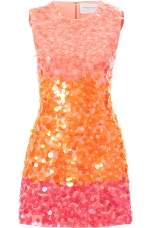 Carolina Herrera Ombr?? paillette mini dress