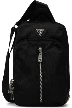 Guess Logo-patch messenger bag