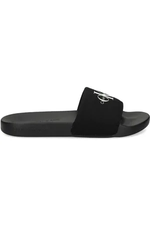 Calvin Klein Logo-print slides