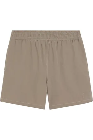 Ami Embroidered swim shorts