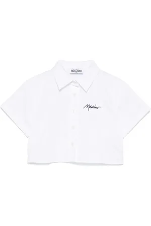 Moschino Logo-embroidered shirt