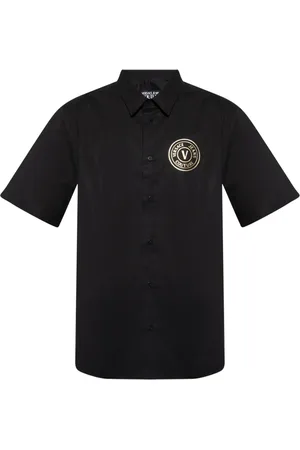 VERSACE V-Emblem polo shirt