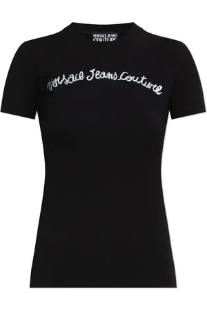 VERSACE Logo-print T-shirt