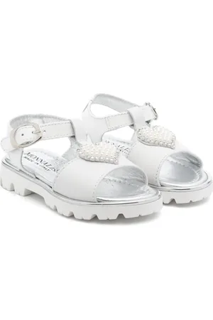 MONNALISA Heart-appliqu?? sandals