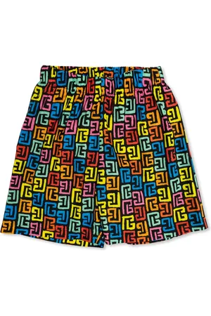 Balmain Monogram-print swim shorts