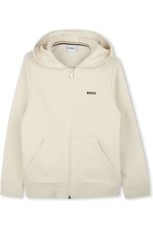 HUGO BOSS Logo-print hooded sweatshirt