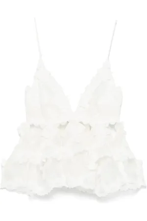 ZIMMERMANN Crush-lace tiered top