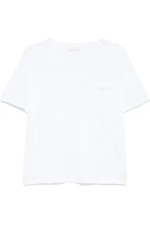 Liu Jo Crystal-logo T-shirt