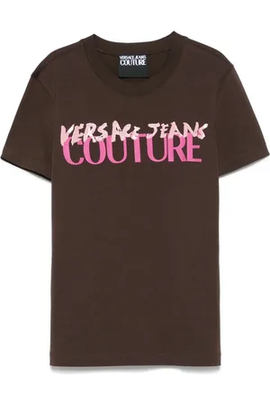 VERSACE Logo-stamp T-shirt
