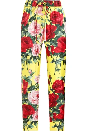 Dolce & Gabbana Floral-print trousers