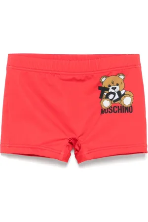 Moschino Teddy Bear-print swim trunks
