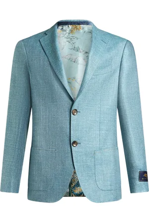 Etro Logo patch blazer