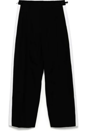 CROQUIS Side-stripe trousers
