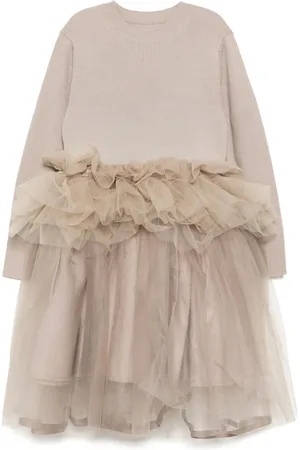 JNBY by JNBY Round collar sweater dress
