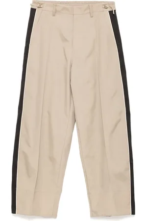 CROQUIS Side-stripe casual trousers