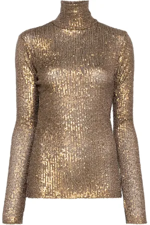 Norma Kamali Sequin-embellished top