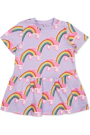Stella McCartney Rollerskate Rainbow-prink dress
