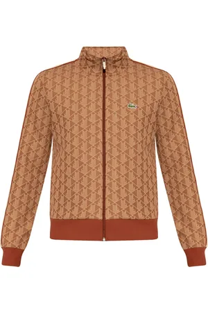Lacoste Monogram-pattern cardigan