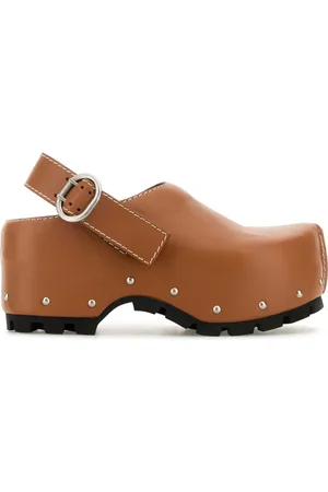 Jil Sander 90mm leather clogs