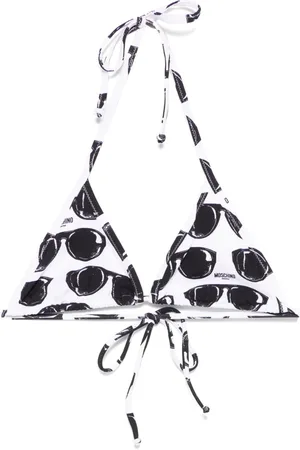 Moschino Sunglasses-print bikini top