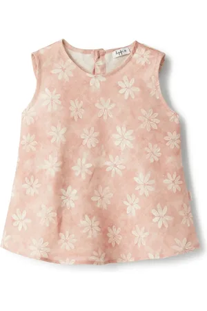 Il gufo Floral-print top