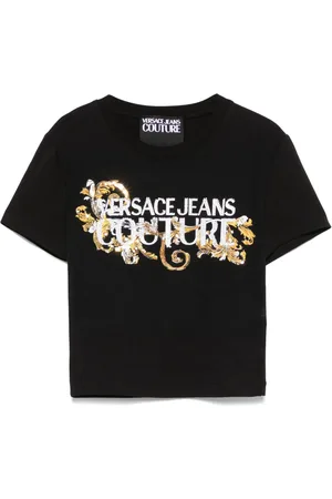VERSACE Logo-print T-shirt