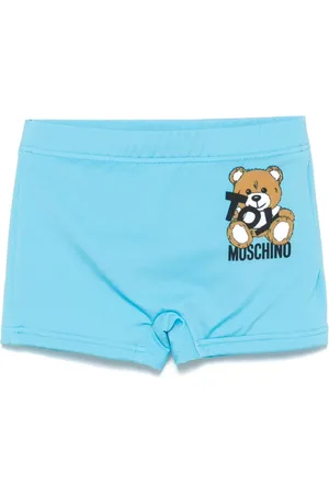 Moschino Teddy Bear-print swim trunks