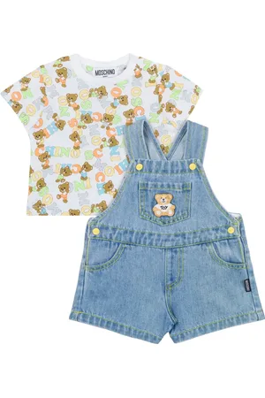 Moschino Bear motif shorts set